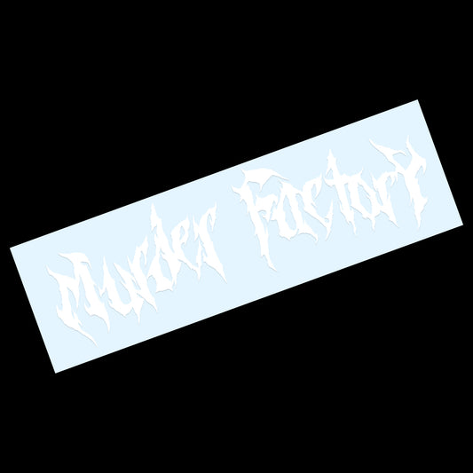 Murder Factory 8" Decal